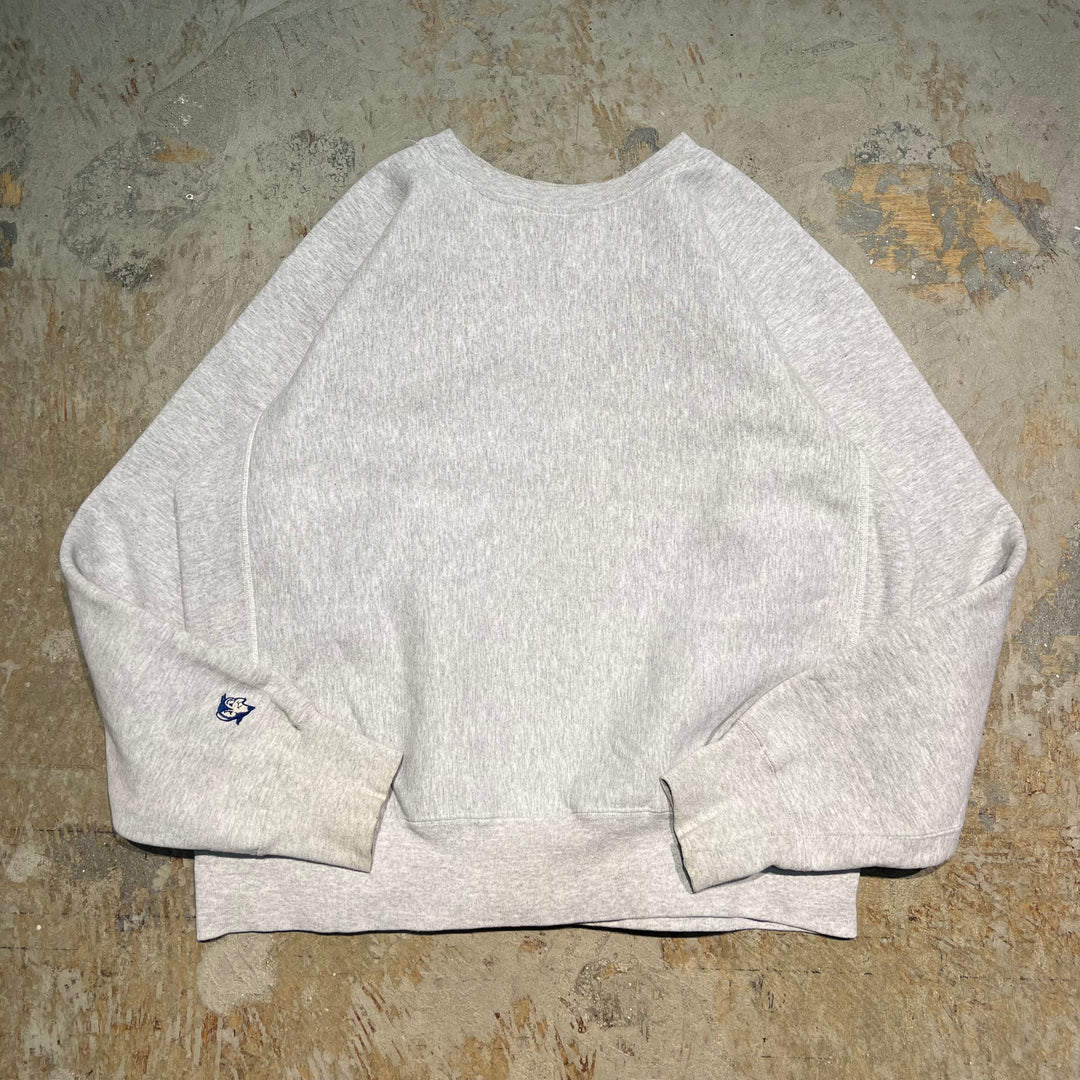 #3625 古着 Unknow / Crew Neck Sweat Shirts/クルーネックスウェット / USA製/カレッジロゴ/reverse weave/サイズL