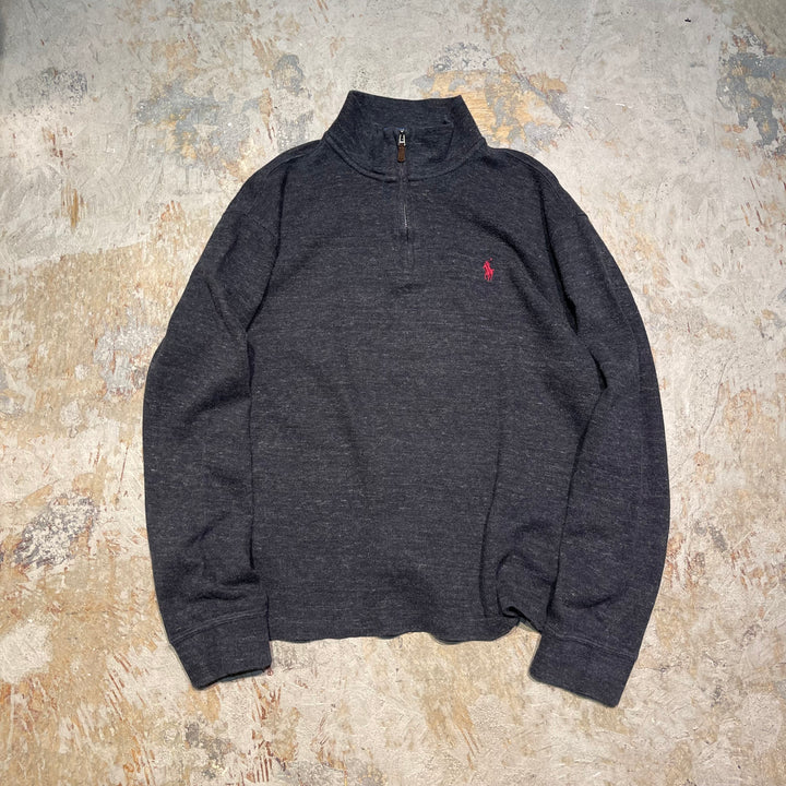 #3874 古着 POLO by Ralph Lauren/ポロバイラルフローレン/Cotton Knit Half Zip Sweaterコットンニットハーフジップセーター/ サイズM