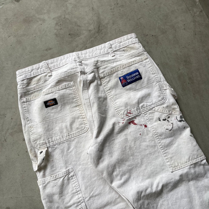 古着 Dickies×SHERWIN WILLIAMS/ディッキーズ× シャーウィン・ウィリアムズ/ ペインターパンツ / 企業ロゴ/ 実寸サイズ34×29