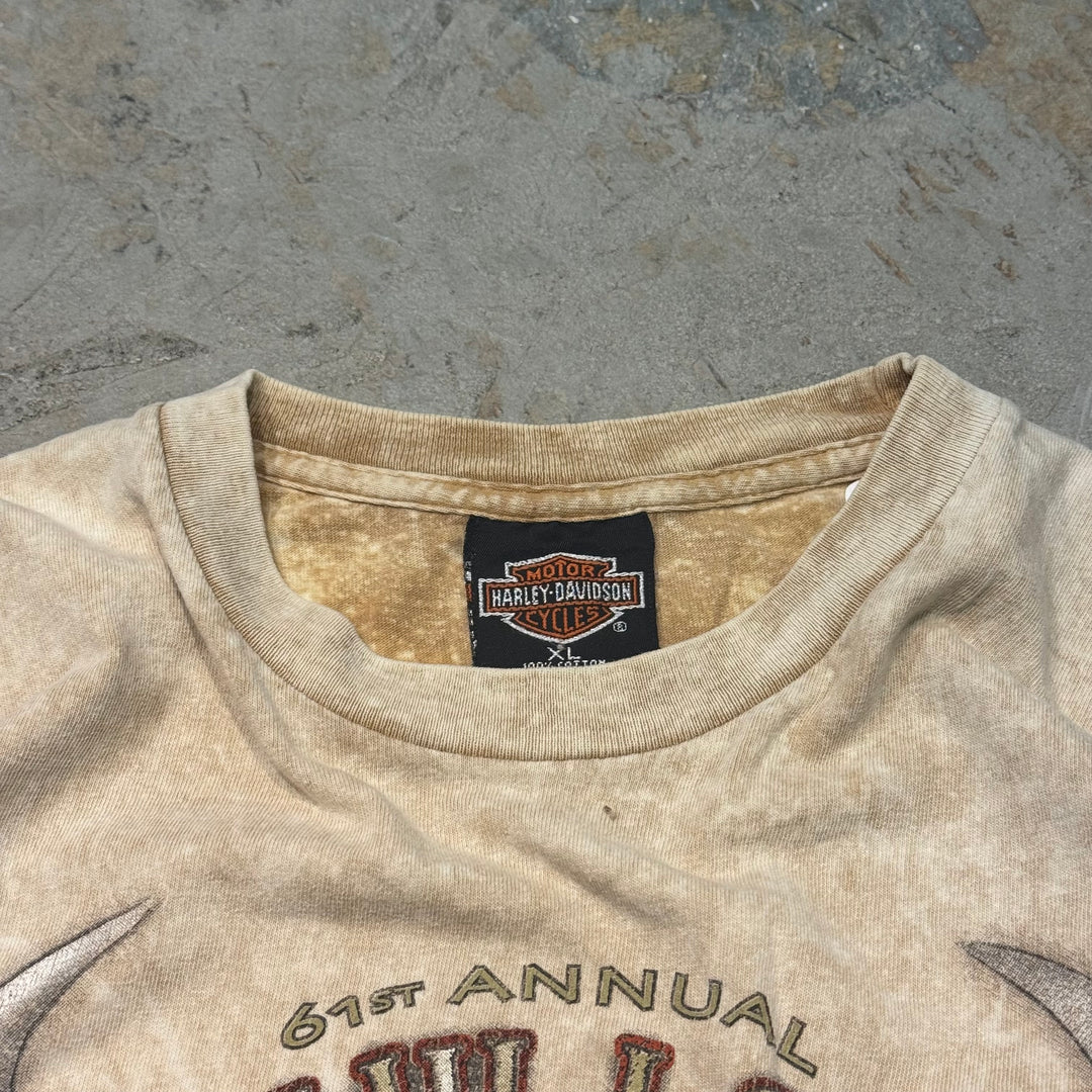 Used clothing Made in USA Harley-Davidson/Harley-Davidson/Printed T-shirt/Size 2XL