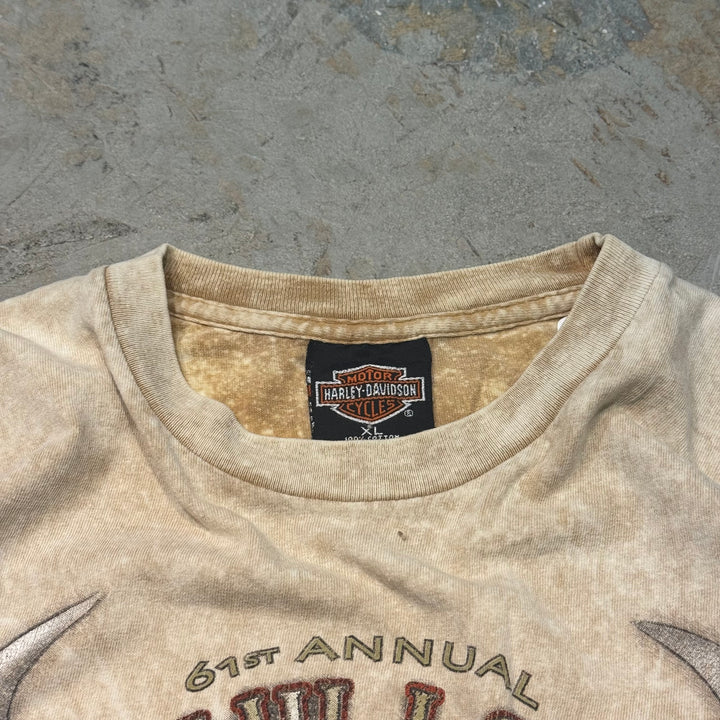 Used clothing Made in USA Harley-Davidson/Harley-Davidson/Printed T-shirt/Size 2XL