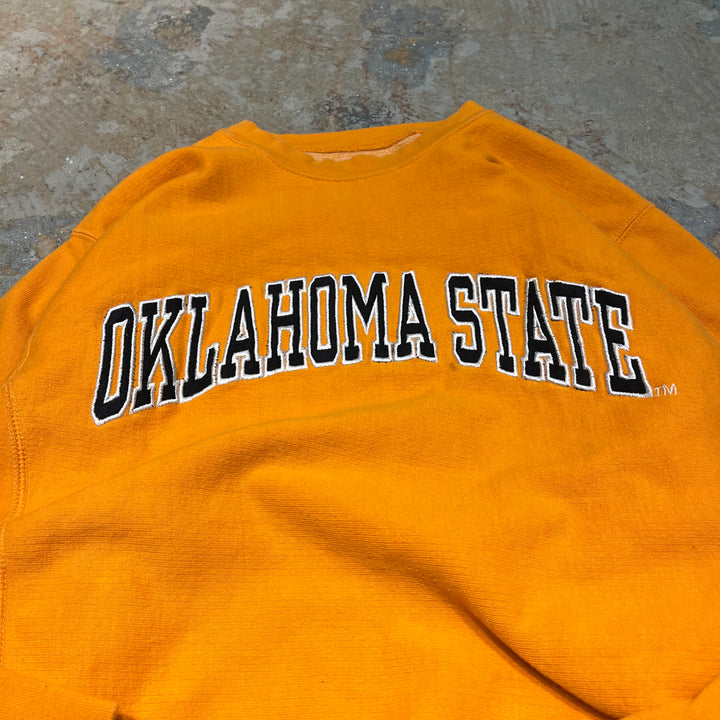 #3932 古着 STEVE&BARRY'S/Crew neck sweat/クルーネックスウェット/OKLAHOMA STATE/サイズM