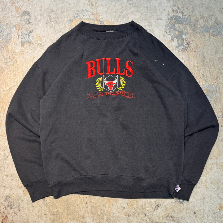 旧衣服美国制造USAVINTAGE/ CHICAGO BULLS/芝加哥公牛/ NBA/刺绣/克隆人湿巾/尺寸XL