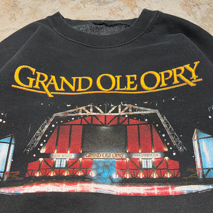 #3922 古着 Unknow/Crew  Neck Sweat Shirt/クルーネックスウェット/GRANDOLE OLE OPRY/サイズXL相当