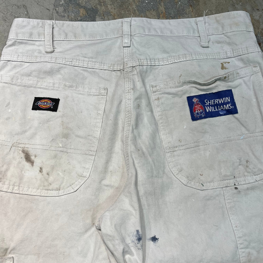 古着 Dickies×SHERWIN WILLIAMS/ディッキーズ× シャーウィン・ウィリアムズ/ ペインターパンツ / 企業ロゴ/ 実寸サイズ30×31