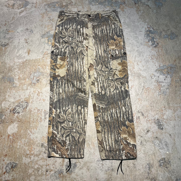 #4500 古着 Unknow/real tree work Pants/リアルツリーワークパンツ/リアルツリー柄/サイズ W32-34