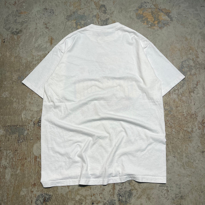 #4659 古着 unknow/short sleeve print t-shirt Tee/半袖プリントTシャツ/シングルステッチ/USA製/車プリント/サイズXL