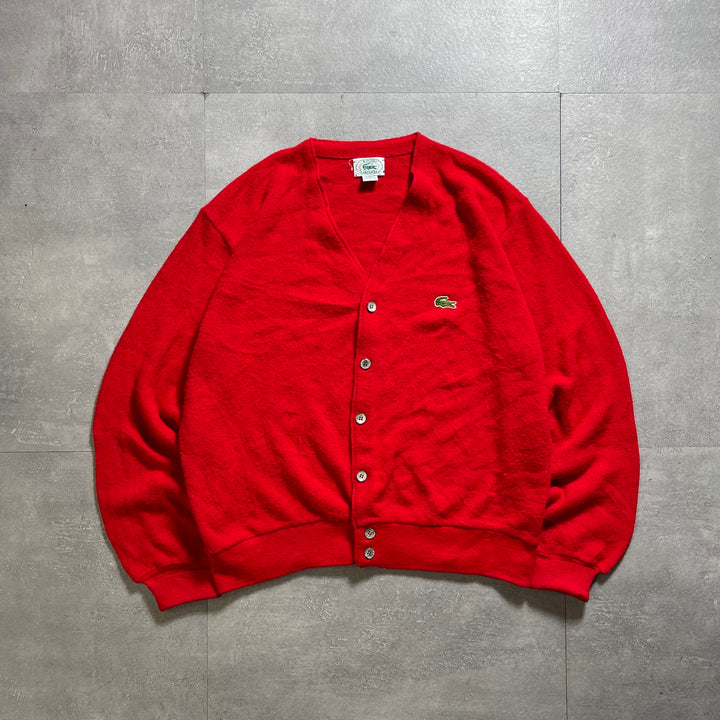 古着 USA製 70's~ IZOD LACOSTE / アイゾッド ラコステ / アクリルニットカーディガン / Mサイズ