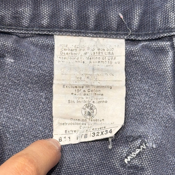 古着 Carhartt/カーハート/ダック地ペインターパンツ/実寸サイズ30×30