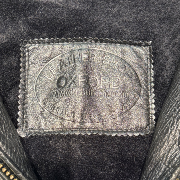 古着 USAVINTAGE/ジップアップレザージャケット/ サイズXL相当