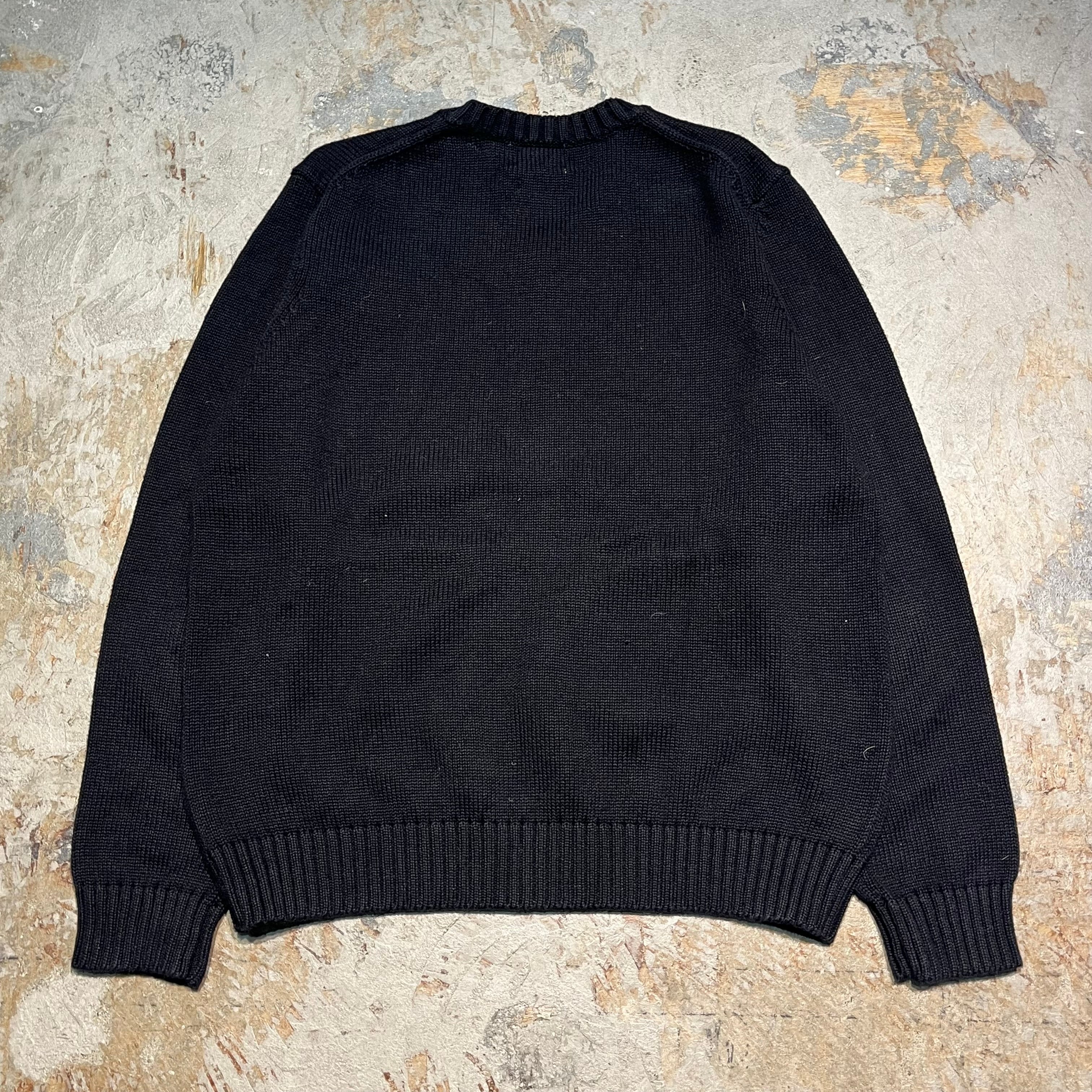 3358 L.L.Bean/エルエルビーン/V neck cotton knit/グイネックコットン