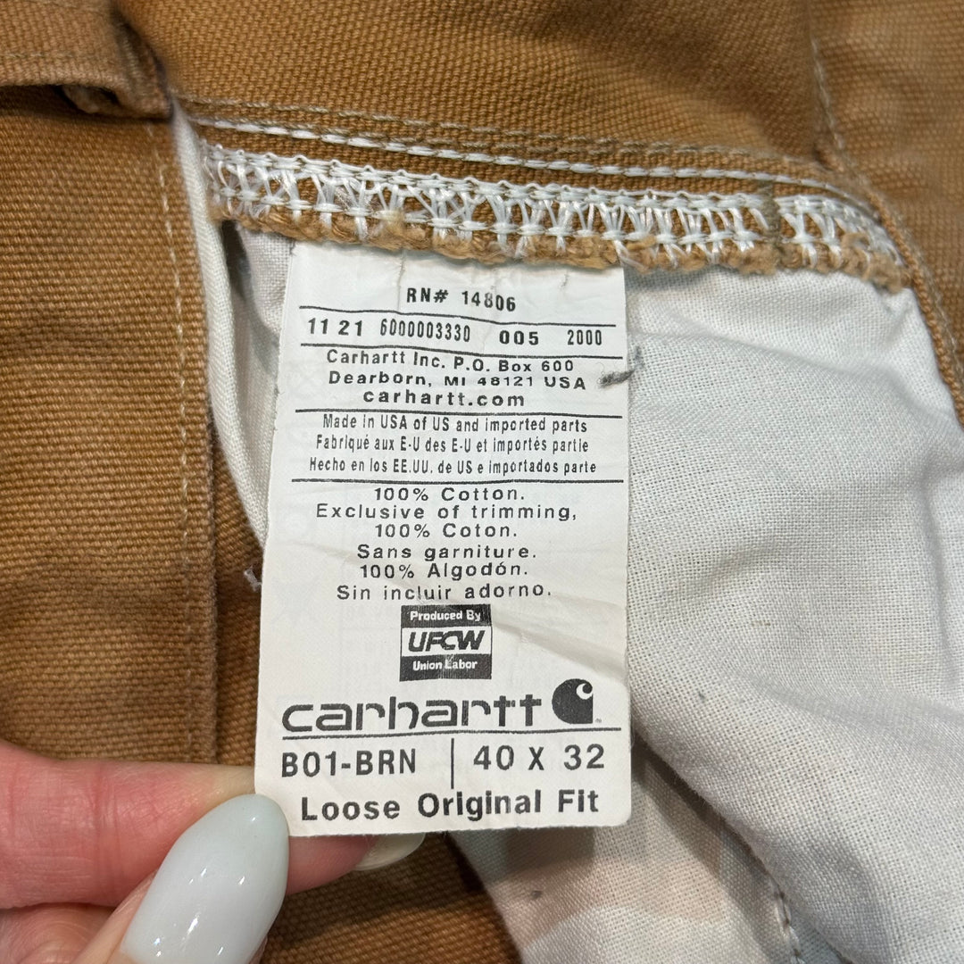 二手服裝carhartt/雙膝蓋畫家褲子/實際尺寸37 x 31