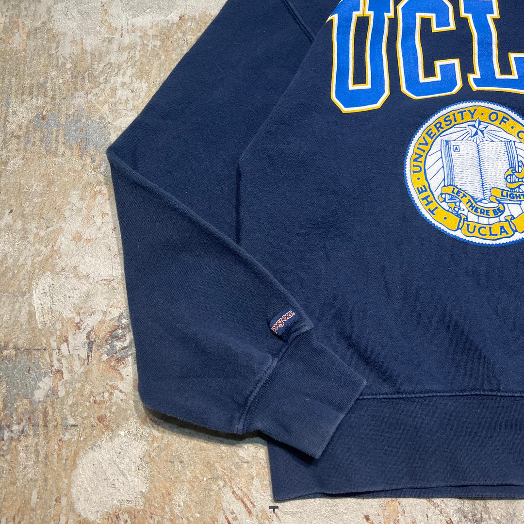 #3983 JANSPORT/ジャンスポーツ/Crew Sweatshits/クルースウェット/UCLA UNVERSITY･OF・CALIFORNIA/サイズS