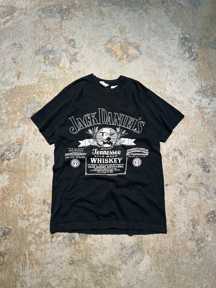 #MA135 古着 USA製 88's JACK DANIEL'S/ジャックダニエル/ウィスキー/ヴィンテージ シングルステッチ Tシャツ/サイズL