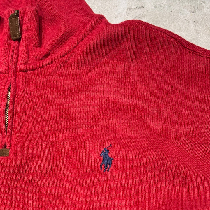 古着 POLO by Ralph Lauren/ ポロラルフローレン/ ハーフジップニットセーター/ サイズM