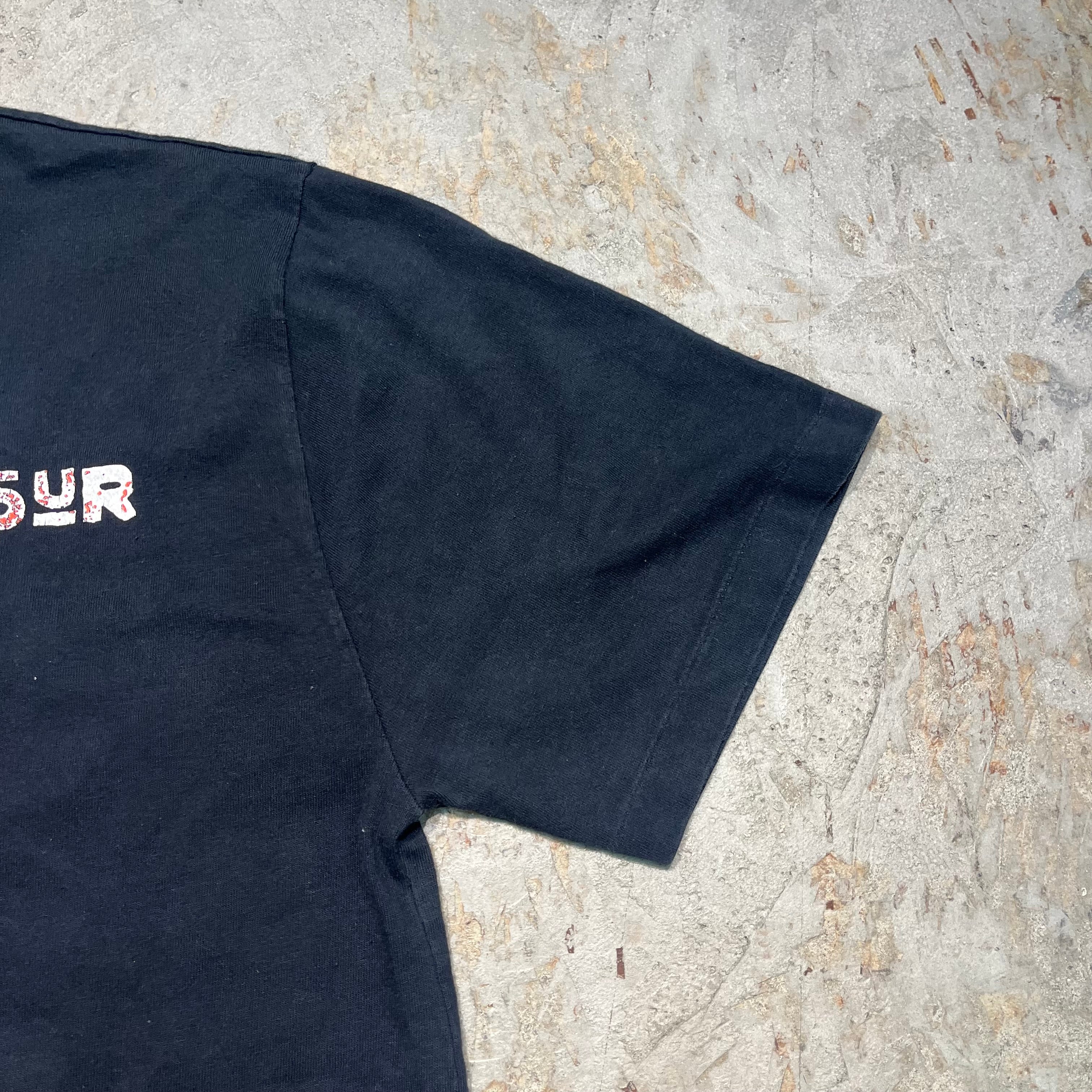 古着 90's USA製 シングルステッチ THE EMBERS バンT 古着 USA製 91's THE ANGELS/エンジェルス/ RED BLACK FEVER