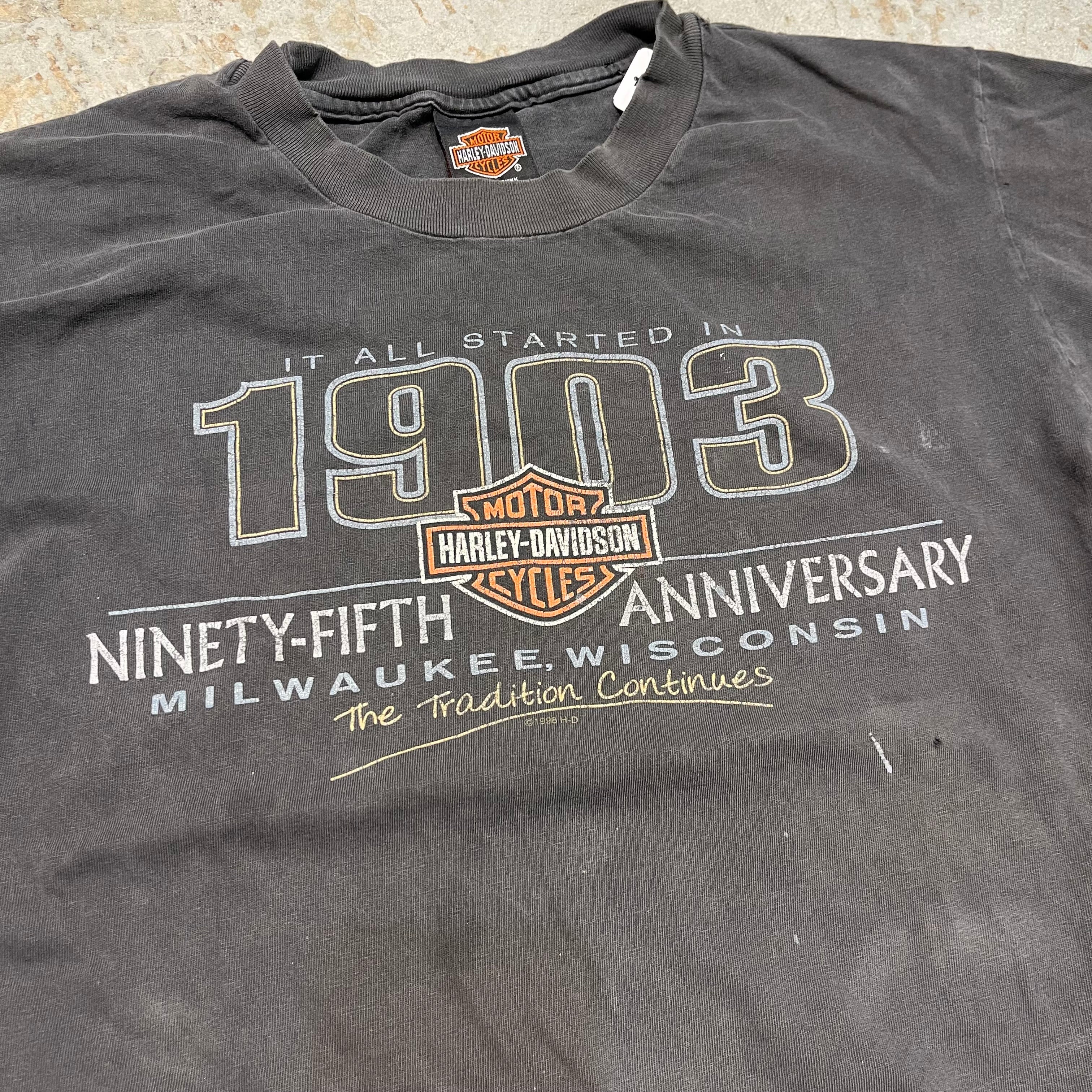 Harley-Davidson 95周年記念 Tシャツ XL 【公式通販】