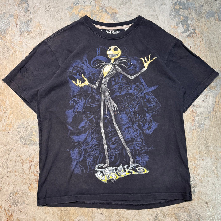 旧衣服Disney/ JACK/杰克斯凯林顿/印花T恤/尺码L