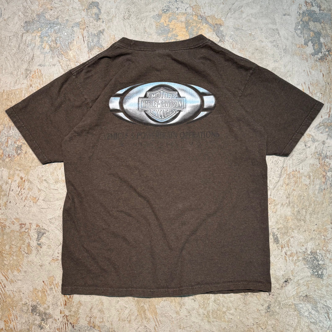 古着 USA製 Harley-Davidson/ ハーレーダビッドソン/ プリントTシャツ/ サイズL