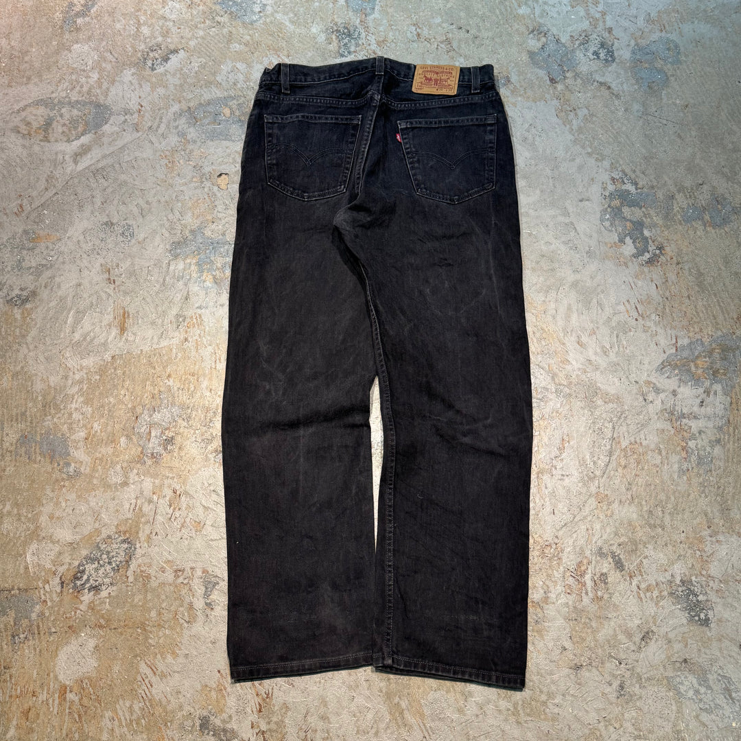 古着 USA製 Levi's/リーバイス/Black Denim Pants/ブラックデニムパンツ/505/実寸サイズ34×29