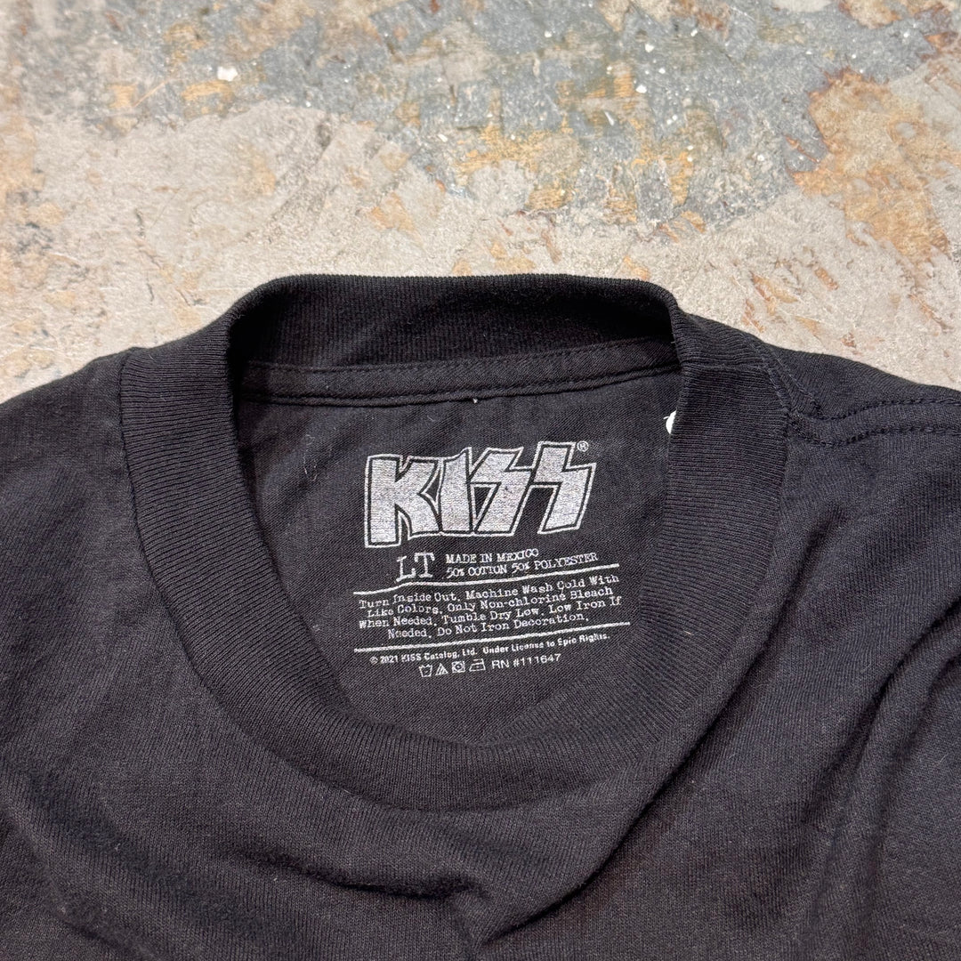 古着 KISS/キッス/バンドプリントTシャツ/ サイズLT