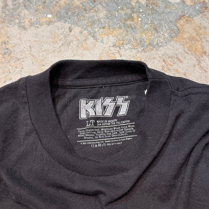 古着 KISS/キッス/バンドプリントTシャツ/ サイズLT