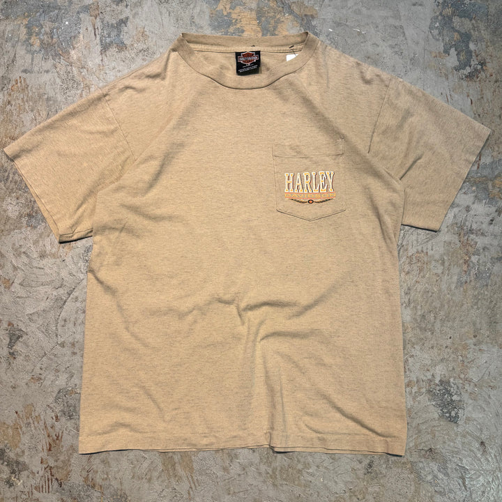 古着 USA製 Harley-Davidson/ ハーレーダビッドソン/ プリントTシャツ/ サイズL