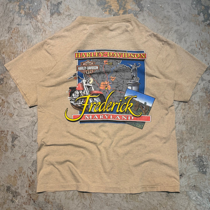 古着 USA製 Harley-Davidson/ ハーレーダビッドソン/ プリントTシャツ/ サイズL