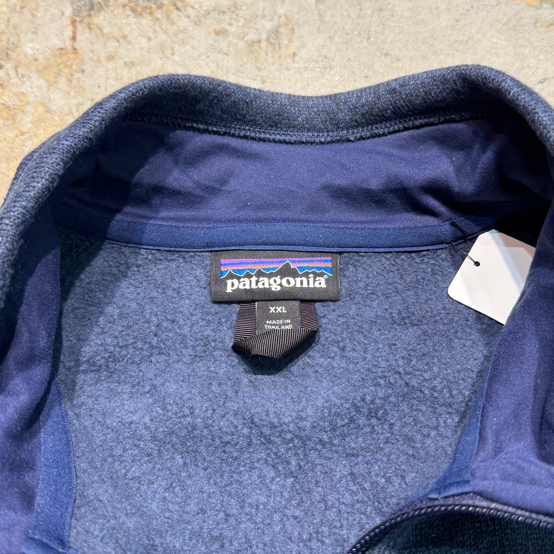 古着 Patagonia/ パタゴニア/ ハーフジップベターセーター/ 企業ロゴ/ サイズXXL