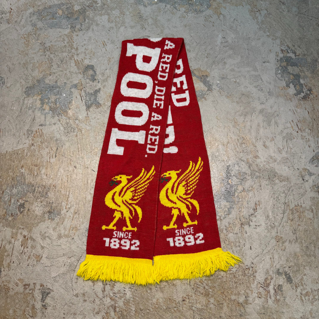 古着 サッカーマフラー /LIVERPOOL.FC/ リヴァプールFC/ ONCE A RED ALWAYS A RED/プレミアリーグ