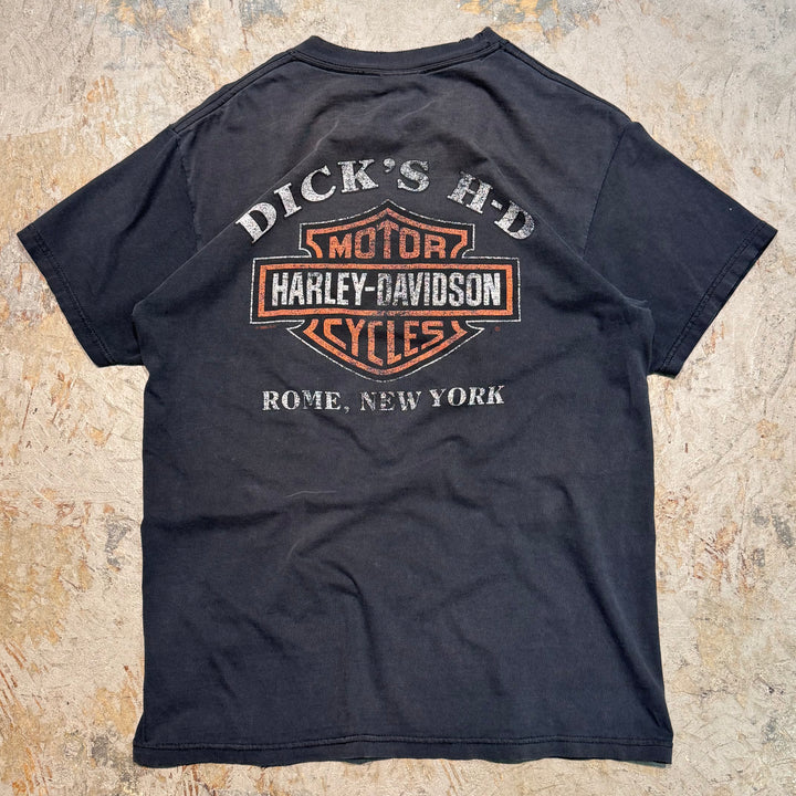 古着 USA製 Harley-Davidson/ハーレーダビッドソン/ プリントTシャツ/ サイズM