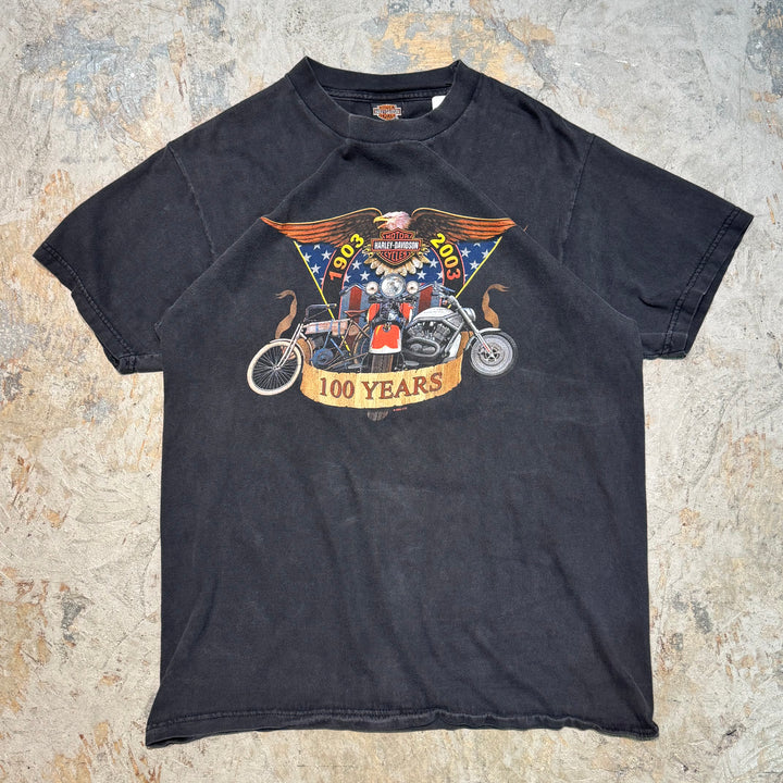 古着 USA製 Harley-Davidson/ハーレーダビッドソン/ プリントTシャツ/ サイズM
