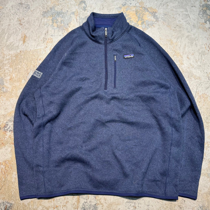 古着 Patagonia/ パタゴニア/ ハーフジップベターセーター/ 企業ロゴ/ サイズXXL