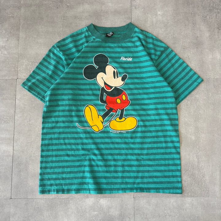 古着 USA製 80's~ Sherry's Best ミッキー ヴィンテージTシャツ シングルステッチ サイズXL