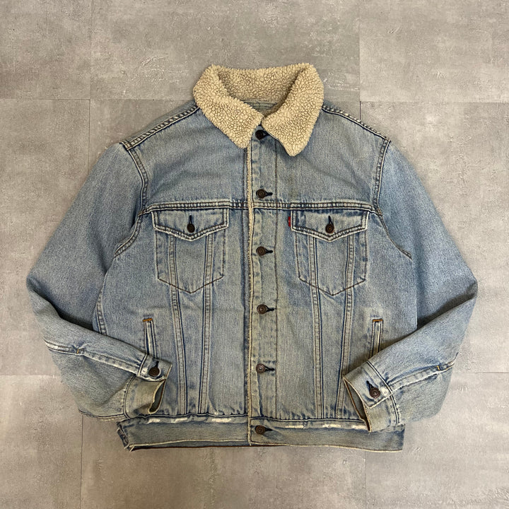 #1831 Old clothes LEVI'S/Levi's Denim Boa Jacket/Denim boa jacket/Denim jacket/Size M