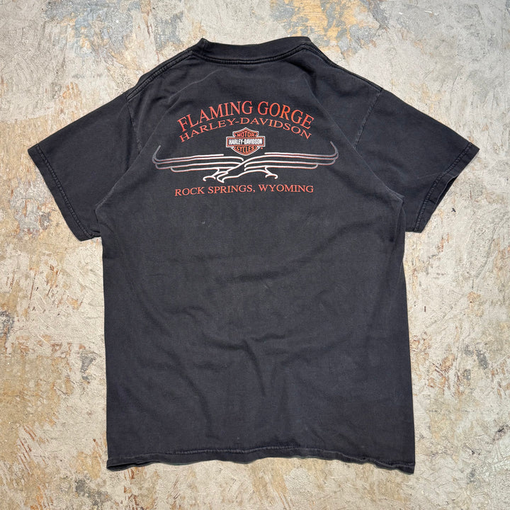 古着 USA製 Harley-Davidson/ハーレーダビッドソン/ プリントTシャツ/ サイズM