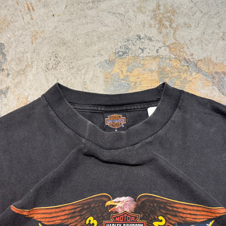 古着 USA製 Harley-Davidson/ハーレーダビッドソン/ プリントTシャツ/ サイズM