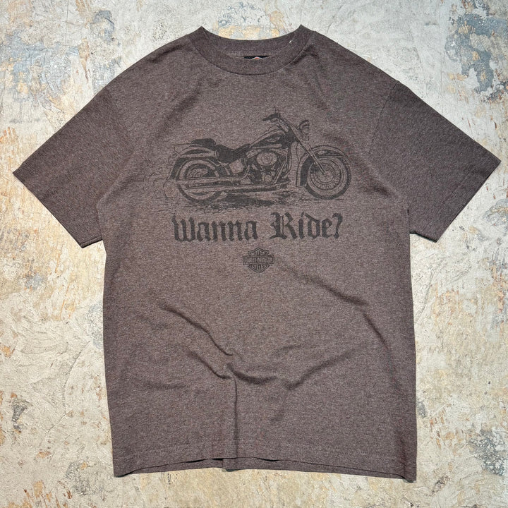 古着 USA製 Harley-Davidson/ハーレーダビッドソン/ プリントTシャツ/ サイズM