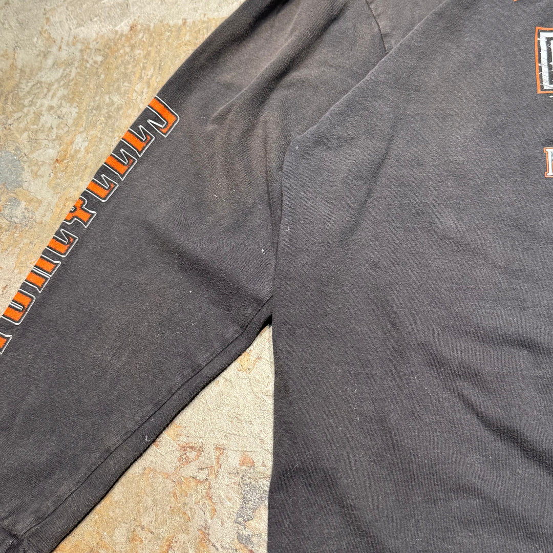 古着 Harley-Davidson/ハーレーダビッドソン/ プリントロングスリーブTシャツ/ サイズL相当