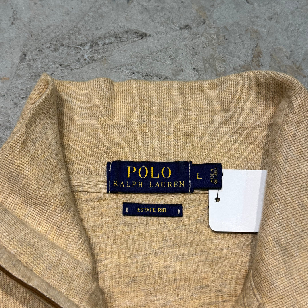 古着 POLO by Ralph Lauren/ ポロラルフローレン/ ハーフジップニットセーター/ サイズL