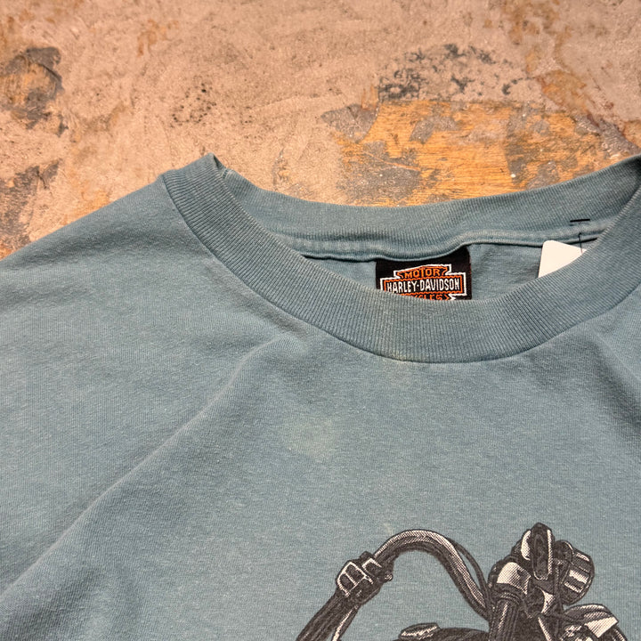 古着 USA製 Harley-Davidson/ハーレーダビッドソン/ プリントTシャツ/ サイズXL