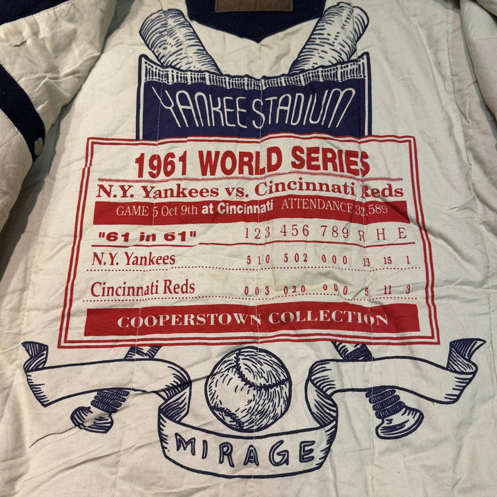 古着 MIRAGE/ ミラージュ/ COOPERTTOWN COLLECTION/ NEW YORK YANKEES/ ニューヨークヤンキース/ スタジャン/ サイズM