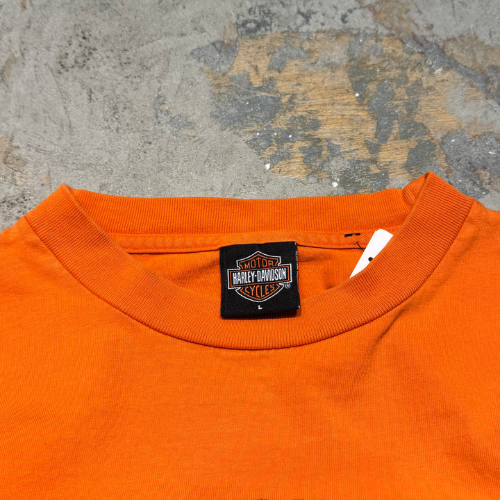 古着 USA製 Harley-Davidson/ハーレーダビッドソン/ プリントTシャツ/ サイズL