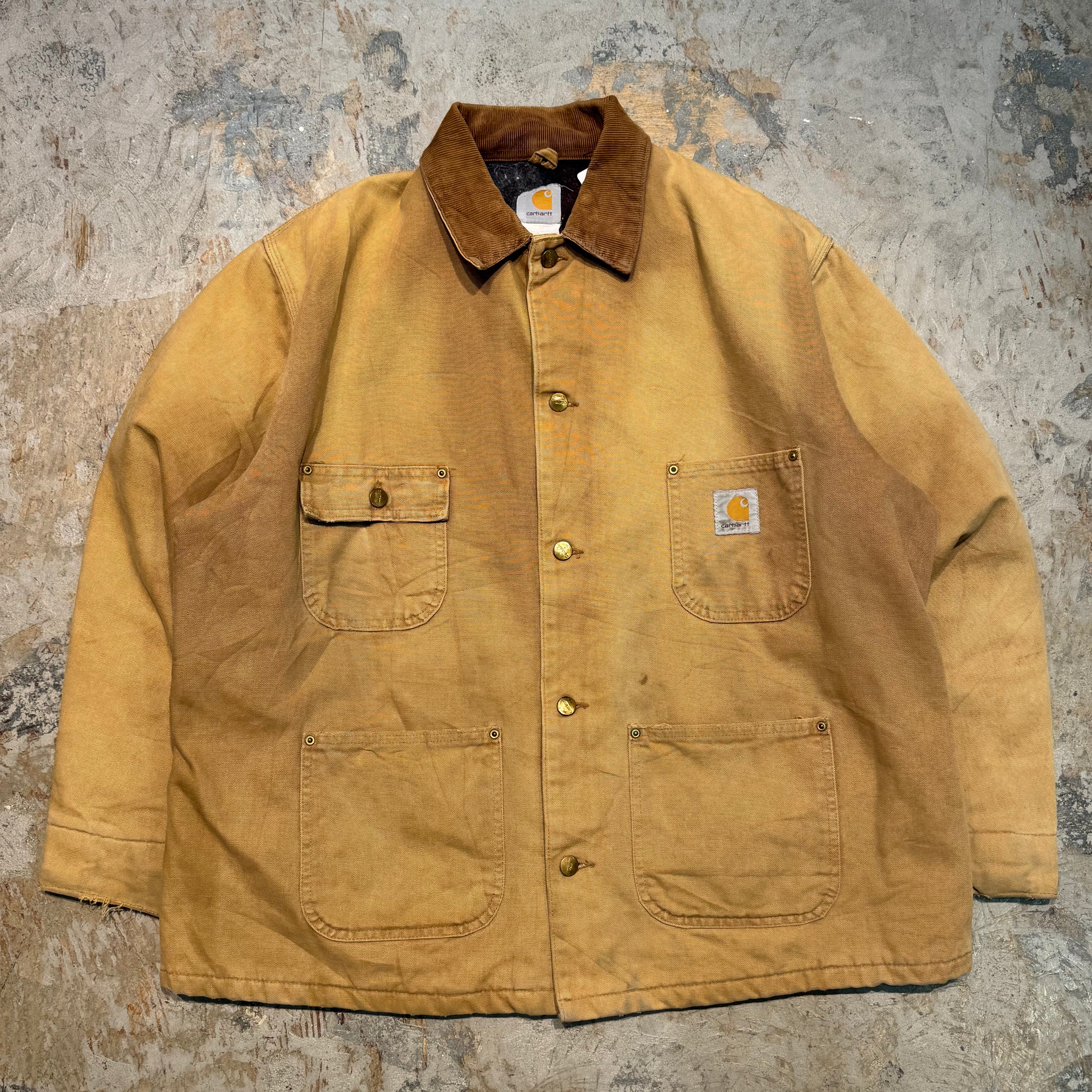 carhartt カーハート ミシガンチョアコート ダック 古着 Carhartt⁄ カーハート⁄ ミシガンチョアコート⁄ ダック地⁄襟