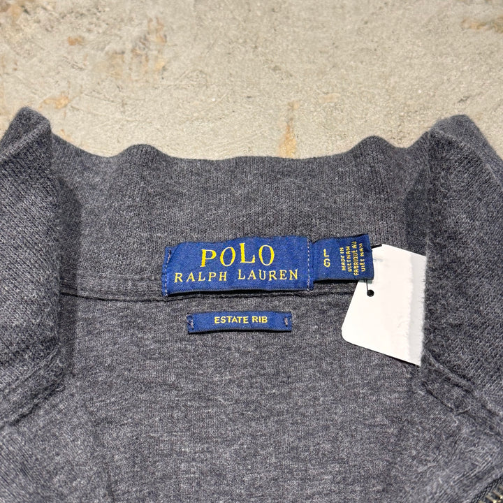 古着 POLO by Ralph Lauren/ ポロラルフローレン/ ハーフジップニットセーター/ サイズL