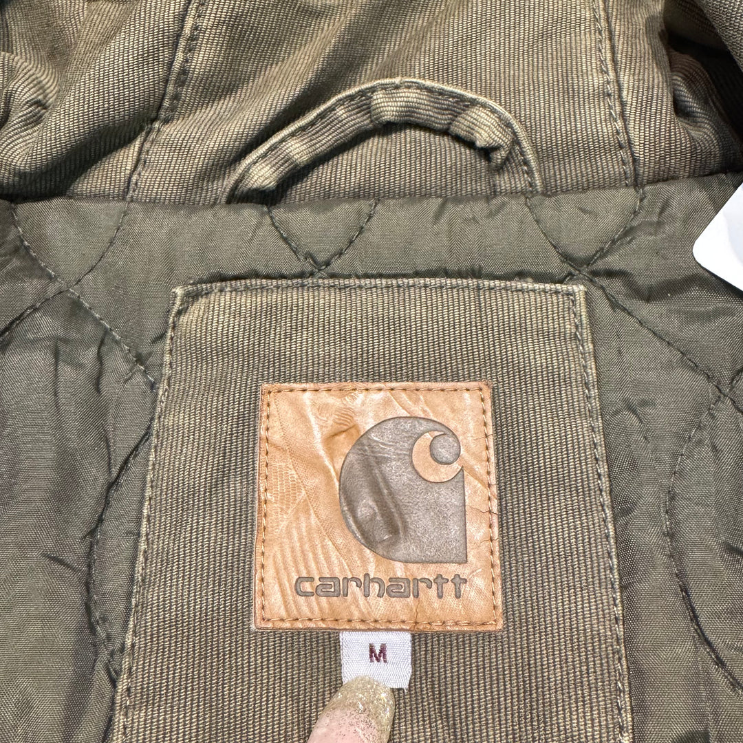 古着 carhartt/ カーハート/ クラッシュパーカー/ 裏地キルティング/ サイズM