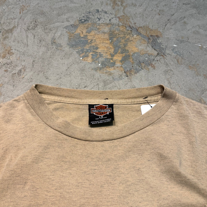 古着 USA製 Harley-Davidson/ ハーレーダビッドソン/ プリントTシャツ/ サイズL