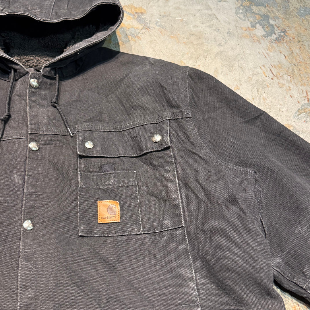 古着 Carhartt/ カーハート/ サンドストーンフードジャケット/ 裏地 古着 Carhartt/ カーハート/ サンドストーンフードジャケット/ 裏地