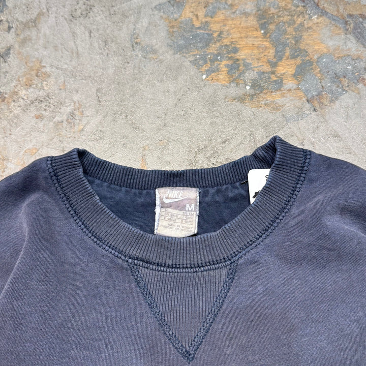 古着 00's NIKE/ ナイキ/ クルーネックスウェット/ ワンポイント刺繍/ サイズM