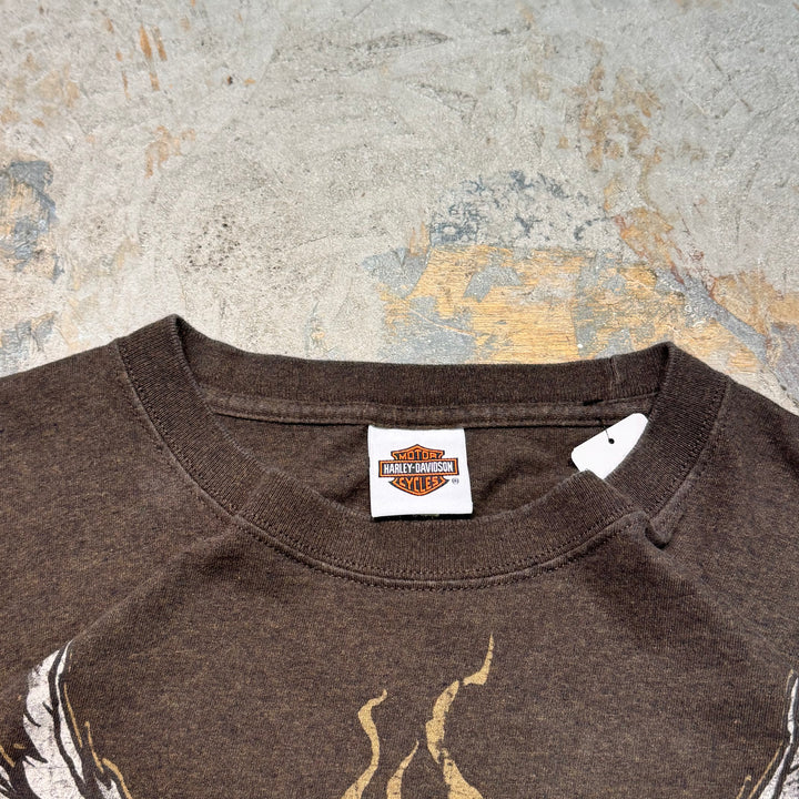 古着 USA製 Harley-Davidson/ ハーレーダビッドソン/ プリントTシャツ/ サイズL